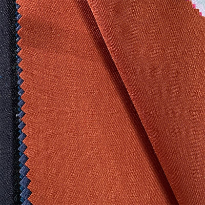 Recycled Polyester Minimatt Gabardine RPET Fake Wool Fabrics For Uniform Suits Blazers