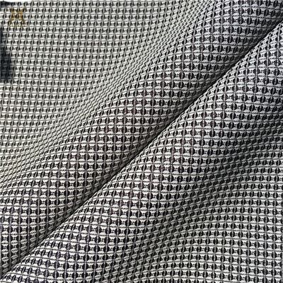 300D Polyester Woven Jacquard Beauty Textured Fashion Garment Fabric For Suits Blazers Medium Weight