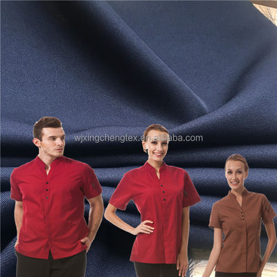170GSM Gabardine Fabric For Chef Uniform Restaurant Waiter Clothes Medium Weight