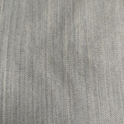 123gsm Solid Dye GRS Standard 100% RPET 170D Herringbone Fabric for Recycled Garments