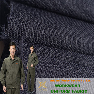 Bag Soft Textured Polyester Twill Woven Dull 288F Brushed Gabardine Fabric For Work Wear