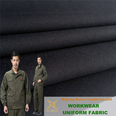 Bag Soft Textured Polyester Twill Woven Dull 288F Brushed Gabardine Fabric For Work Wear