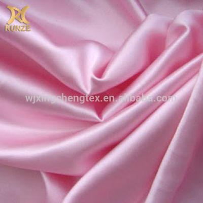 Smooth Hand Feeling Satin Fabric for Curtain Garment Lining and Home Textile
