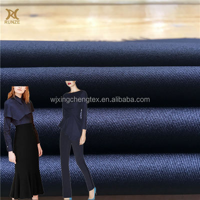 Polyester Gabardine Fabric For School Workers Uniform Suits Pants 300D 2/1 Twill Woven