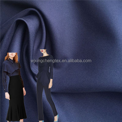 Polyester Gabardine Fabric For School Workers Uniform Suits Pants 300D 2/1 Twill Woven