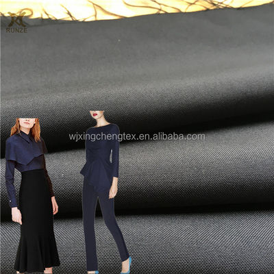 Polyester Gabardine Fabric For School Workers Uniform Suits Pants 300D 2/1 Twill Woven