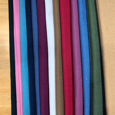 Soft and Durable Brushed Sueded Gaberdine Stretch Bengaline Fabric for Women's Wear