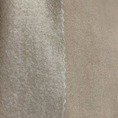 Soft and Durable Brushed Sueded Gaberdine Stretch Bengaline Fabric for Women's Wear