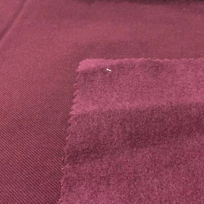 Soft and Durable Brushed Sueded Gaberdine Stretch Bengaline Fabric for Women's Wear