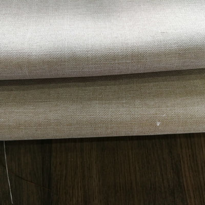 Gift Box Bag Fabric 300D DTY Plain Beige Oxford Woven Polyester with Two Color Effect