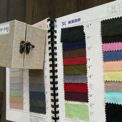 Gift Box Bag Fabric 300D DTY Plain Beige Oxford Woven Polyester with Two Color Effect