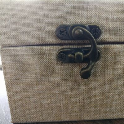 Gift Box Bag Fabric 300D DTY Plain Beige Oxford Woven Polyester with Two Color Effect