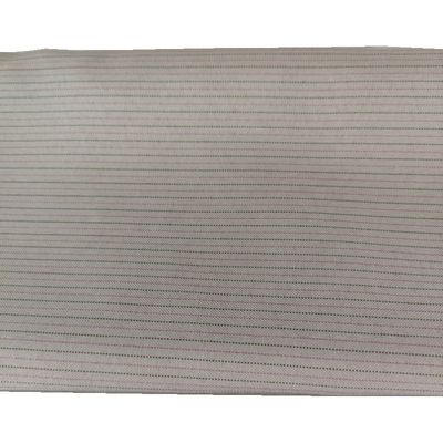 Medium Weight Suit and Workwear Fabric Polyester Cotton Like Dyed Yarn Stripe Fabric