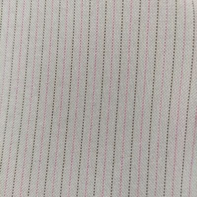 Medium Weight Suit and Workwear Fabric Polyester Cotton Like Dyed Yarn Stripe Fabric