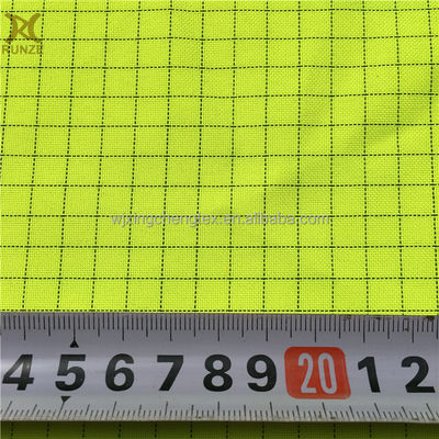 Cleanroom Clothing Fluorescent Fabric For Multifunctional ESD Lad Coat Cloth Polyester