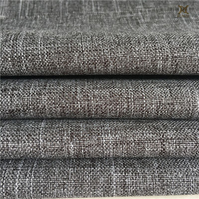 600D Melange Black White Yarn Woven Cationic Oxford Fabric Polyester Imitation Linen Fabric