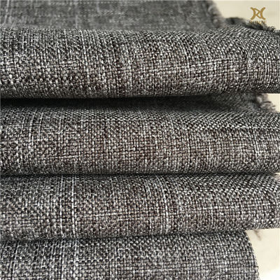 600D Melange Black White Yarn Woven Cationic Oxford Fabric Polyester Imitation Linen Fabric