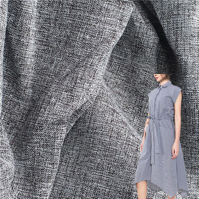 Woven Plain Two-Tone Polyester Cotton Imitation Linen Shirting Fabric