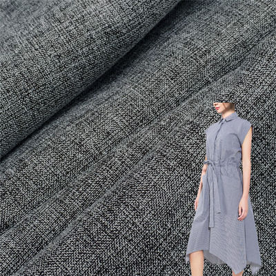 Woven Plain Two-Tone Polyester Cotton Imitation Linen Shirting Fabric