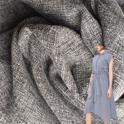 Woven Plain Two-Tone Polyester Cotton Imitation Linen Shirting Fabric