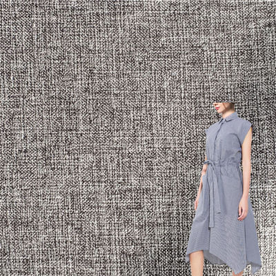 Woven Plain Two-Tone Polyester Cotton Imitation Linen Shirting Fabric