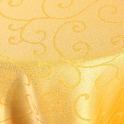 280cm Width Polyester Jacquard Fabric For Hotel Table Cloth Curtain Material