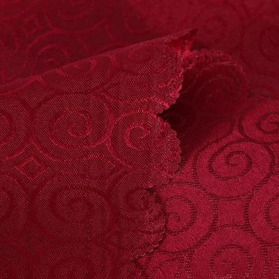 280cm Width Polyester Jacquard Fabric For Hotel Table Cloth Curtain Material