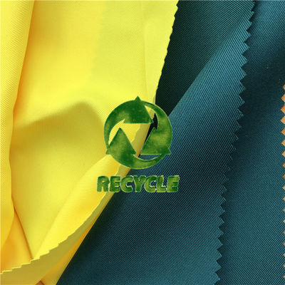 Plain Style 100% Recycled Polyester Fabric GRS Certificated RPET Fabric For Outfits