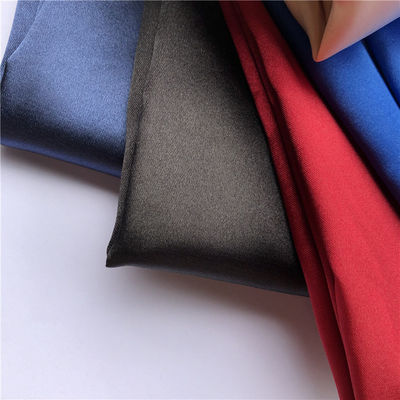 100% Polyester Sateen Cloth Side To Side Stretch and Shiny Satin Fabric for Lady Dress