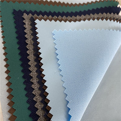 Oxford Mini Matt Gabardine Satin Microfiber Twill Plain Fabric for Trousers