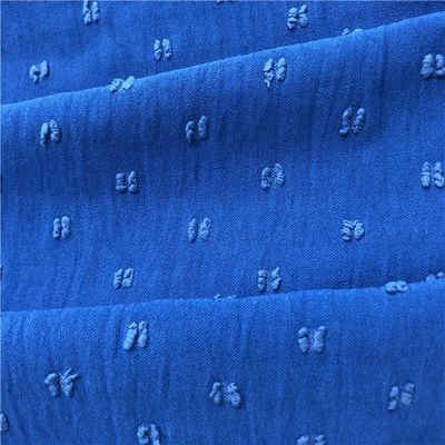 Anti Static CEY 100% Polyester Dobby Chiffon Fabric For Abaya Plain Style 4 Way Stretch