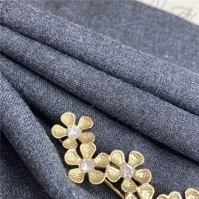 TR Fabric 220GSM 2/2 Twill Suiting Material Polyester Rayon Spandex Blend for Women Uniform