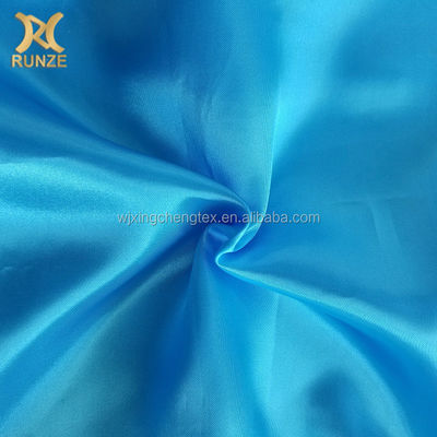 Smooth Durable 100% Polyester Pink Silk Printed Satin Fabric For Saree Sari