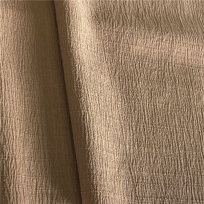 170D Poly Women's Dress Cloth Mechanical Stretch Jacquard Slub Imitated Linen Texture