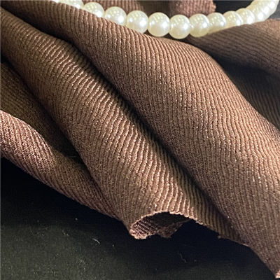 190gsm GRS Certificated Recycled Polyester Soft Comfortable Stretchy Poly Woolen Blazer Fabric For Suits