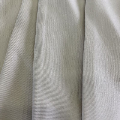 90GSM RPET Gabardine Fabric for Clothing GRS Certified Customizable Density Woven Technics