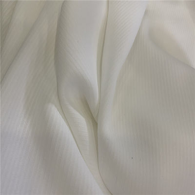 Poly 80D SPH Cavalry Twill Woven Imitated Silk Crystal Chiffon Fabric Width 57/58