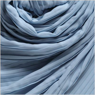 145cm Width Pure Black Plain Chiffon Fabric Soft Drooping Suitable for Lady Clothes