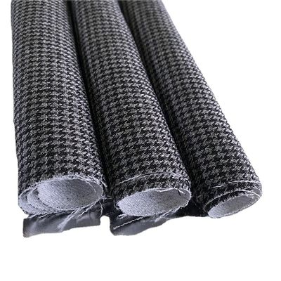 Double-Layer Houndstooth Chivu Fabric for Autumn Winter Coat CHECK FABRIC Width 57/58