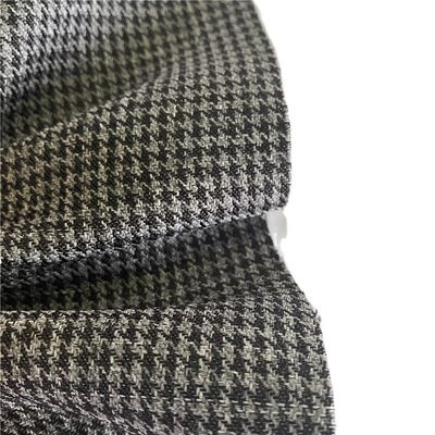Double-Layer Houndstooth Chivu Fabric for Autumn Winter Coat CHECK FABRIC Width 57/58