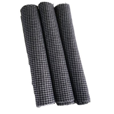 Double-Layer Houndstooth Chivu Fabric for Autumn Winter Coat CHECK FABRIC Width 57/58