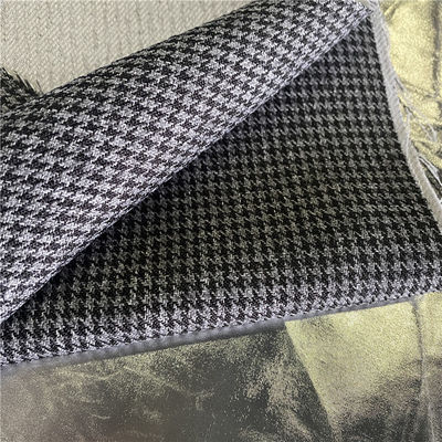 Double-Layer Houndstooth Chivu Fabric for Autumn Winter Coat CHECK FABRIC Width 57/58