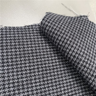 Double-Layer Houndstooth Chivu Fabric for Autumn Winter Coat CHECK FABRIC Width 57/58