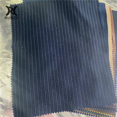 Good Textured 150D Recycled Polyester RPET Herringbone Stripes Woolen Fabric for Hats