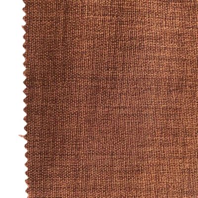 100% Polyester Two Tone Imitation Linen Fabric for Customer Requirements