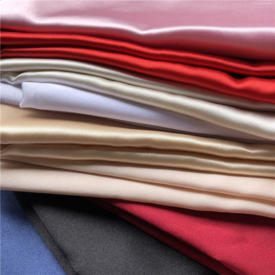 Technics Woven 95-120GSM Polyester Baroque Satin Fabric for Lady Dress Shirts Weddings