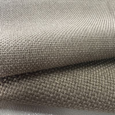 Polyester Imitated Hemp Linen Enzyme Washed Fake Woolen Fabric For Suits Pants Blazers