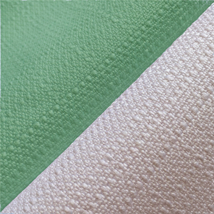 300D*300D Woven Sofa Fabric Solid Color Linen Like Thick Jacquard Polyester Slub Tweed Fabric
