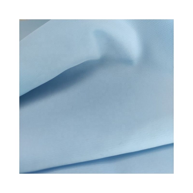 Biodegradable sustainable  recycled fabric 100% PRET 75*150 plain fabric made for T-shirts,dress and bags
