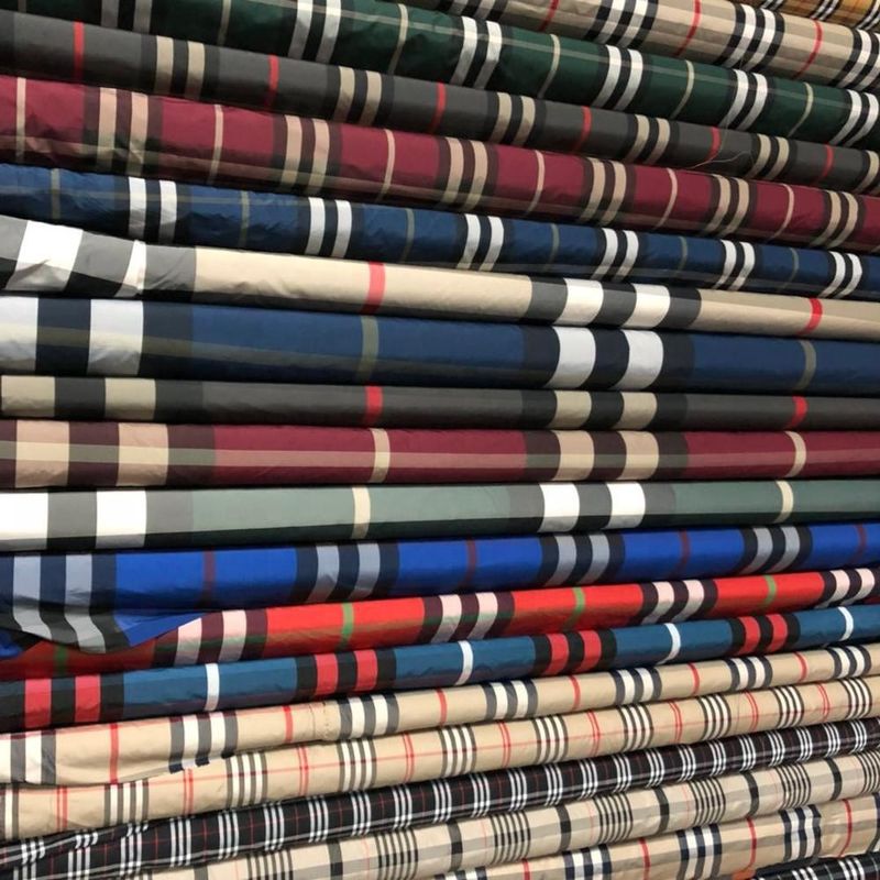 Underwear Polyester Yarn Dyed Fabric with Strip or Check Ribstop